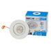 NICOR Lighting 2-Inch Dimmable 2700K LED Gimbal Downlight for NICOR 2-Inch Recessed Housings, White