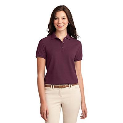 Port Authority Women's Silk Touch Polo 3XL Maroon