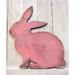 The Holiday Aisle® Vintage Easter Bunny Wooden Wall Décor in Brown/Pink/White | 12 H x 9 W x 0.5 D in | Wayfair 12E470A0051546668329AB87A6643E3B