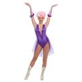 Trapeze Artist Costume, Purple (S)