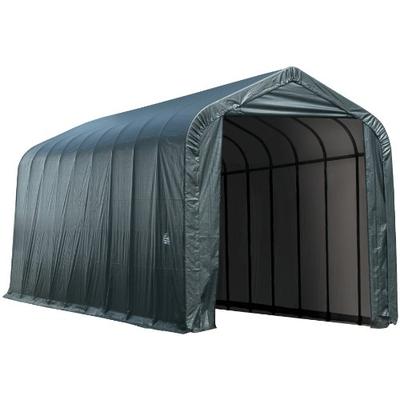 ShelterLogic Garage 16 x 44 x 16 Peak Standard Green