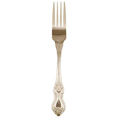 10 Strawberry Street Crown Royal Dinner Fork, Set of 6, Gold