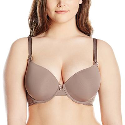 Paramour by Felina Women's Plus-Size Gorgeous Seamless Contour, Mink, 40C