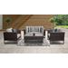 Amalfi 5 Piece Outdoor Wicker Patio Furniture Set 05c in Beige - TK Classics Amalfi-05C-Brn-Beige