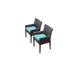 2 Belle Dining Chairs w/ Arms in Aruba - TK Classics Belle-Tkc097B-Dc-C-Aruba