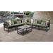 Lexington 8 Piece Outdoor Aluminum Patio Furniture Set 08a in Cilantro - TK Classics Lexington-08A-Cilantro