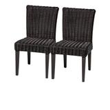 2 Venice Armless Dining Chairs in Spa - TK Classics Tkc094B-Adc-C-Spa