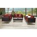 Amalfi 7 Piece Outdoor Wicker Patio Furniture Set 07e in Terracotta - TK Classics Amalfi-07E-Gld-Terracotta