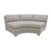 Coast Curved Armless Sofa in Beige - TK Classics Tkc038B-Cas