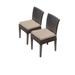 2 Napa Armless Dining Chairs in Wheat - TK Classics Tkc090B-Adc-C-Wheat