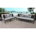 Lexington 5 Piece Outdoor Aluminum Patio Furniture Set 05a in Ash - TK Classics Lexington-05A