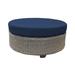 Florence Round Coffee Table in Navy - TK Classics Tkc055B-Ctrnd-Navy