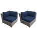 Florence Corner Sofa 2 Per Box in Navy - TK Classics Tkc055B-Cs-Db-Navy