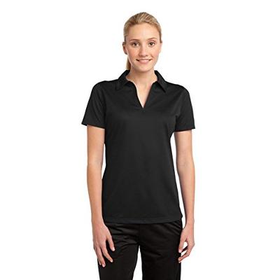 Sport-Tek Women's PosiCharge Active Textured Polo 3XL Black