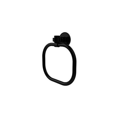 Allied Brass 2016-BKM Continental Collection Towel Ring Matte Black