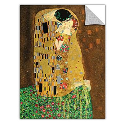 ArtWall Appealz Gustav Klimt Removable Graphic Wall Art, 24 by 32-Inch, The Kiss