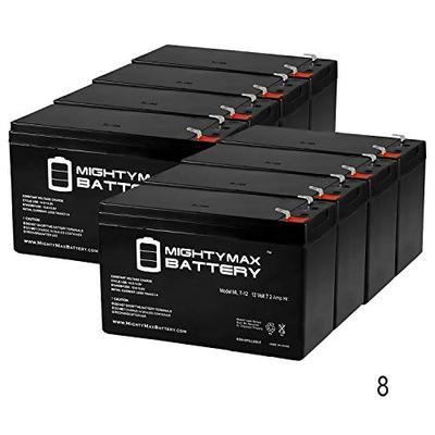 Mighty Max Battery 12V 7.2AH SLA Battery Replacement for Steele SP-GG300N - 8 Pack Brand Product