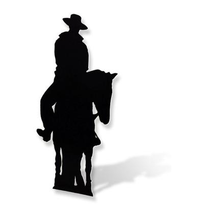 SC47 Cowboy on Horse (Silhouette) Cardboard Cutout Standup