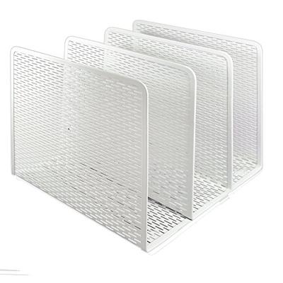 Artistic Urban Collection Punched Metal File Sorter, White (ART20009WH)
