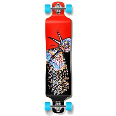 Yocaher The Bird Series: RED Longboard Complete Skateboard - Available in All Shapes (Lowrider)