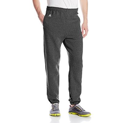Russell Athletic Men's Dri-Power Closed-Bottom Fleece Pocket Pant - X-Large - Black Heather