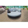 Barbados Circular Sun Bed - Outdoor Wicker Patio Furniture in Spa - TK Classics Barbados-Sun-Bed-Spa