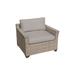 Monterey 2 Piece Outdoor Wicker Patio Furniture Set 02b in Grey - TK Classics Monterey-02B-Grey