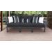 Lexington 3 Piece Outdoor Aluminum Patio Furniture Set 03c in Black - TK Classics Lexington-03C-Black