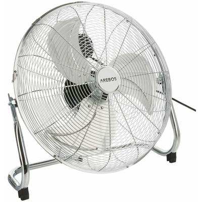 Arebos - Bodenventilator �45 cm Windmaschine Retro Stil Ventilator 3 Geschwindigkeitsstufen hoher