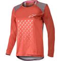 Alpinestars Stella Alps 6.0 Jersey de bicyclette de dames de LS, rouge, taille XL pour Femmes