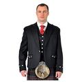 Kilts4less Ex Hire Formal Black Argyll Jacket and Waistcoat (42 Regular)