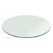 Fab Glass and Mirror 28RT6THFPTE 28 Inch Round 1/4 Inch Thick Flat Polish Tempered Glass Table Top C