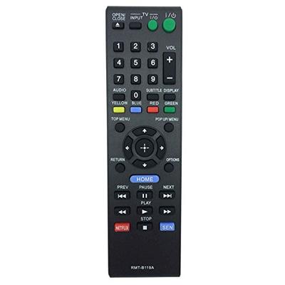VINABTY New Replaced Remote RMT-B119A Fit for Sony Blu-ray Player Replace Remote Control BDP-BX110 B
