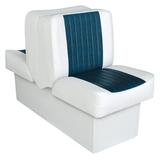 Wise 8WD707P-1-924 Deluxe Lounge Seat (White/Navy) screenshot. Boats, Kayaks & Boating Equipment directory of Sports Equipment & Outdoor Gear.