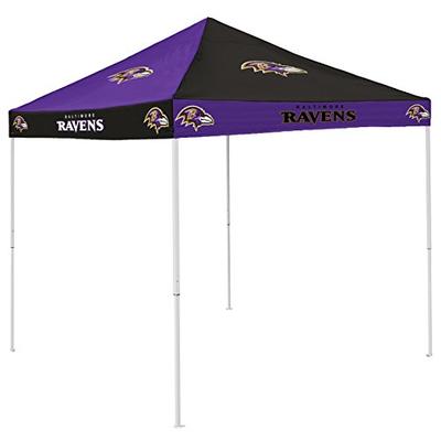 Logo Brands NFL Baltimore Ravens Checkerboard Tent Checkerboard Tent, Purple, One Size