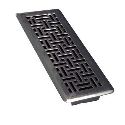 Truaire C167-MMB 04X12(Duct Opening Measurements) Decorative Floor Grille 4-Inch by 12-Inch Modern C