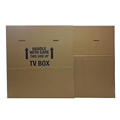 UBOXES TV Moving Box Fits up to 70" Plasma, LCD, or LED TV. Box Size 72x8x42