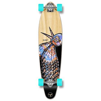 Yocaher The Bird Series: Natural Longboard Complete Skateboard - Available in All Shapes (Kicktail)