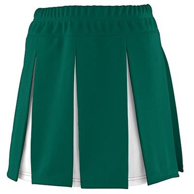 Augusta Sportswear Girls' Liberty Skirt XS Dark Green/White