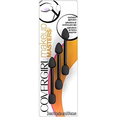 CoverGirl Makeup Masters Eyeshadow Applicators 3 ea (Pack of 6)