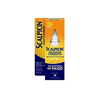 Scalpicin Scalp Itch Relief, 1.5 fl Oz. Maximum Strength (Pack of 6)