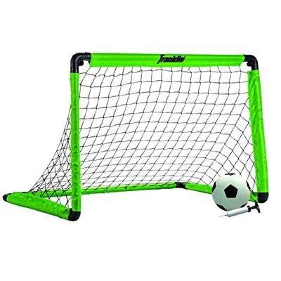 Franklin Sports 3' Insta Soccer Goal Set, Neon Green, 36" x 24" x 24"