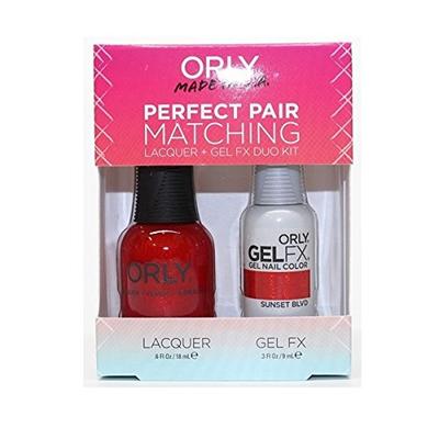 Orly Perfect Pair Gel & Lacquer Duo Kit, Haute Red
