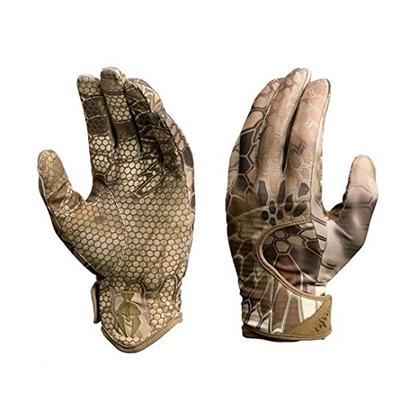 Kryptek Krypton Camo Hunting Gloves, Highlander, L