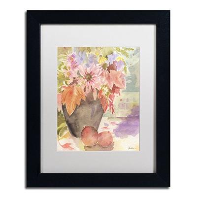Autumn Colors Artwork by Sheila Golden, 11 by 14-Inch, White Matte with Black Frame