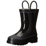 Western Chief Kids Waterproof Rubber Classic Rain Boot with Pull Handles, Black, 1 M US Little Kid screenshot. Shoes directory of Babies & Kids.