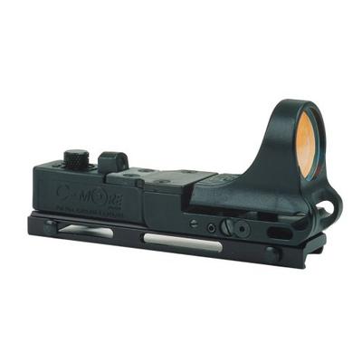 C-MORE Systems Railway Red Dot Sight with Click Switch, Black, 6 MOA