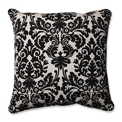 Pillow Perfect Outdoor/Indoor Essence Onyx 25-Inch Floor Pillow