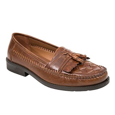 Deer Stags Men's Herman Cognac Tassel Loafer 11.5 W (3E) US