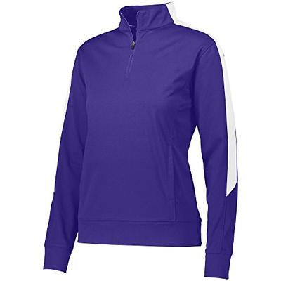 Augusta Sportswear Women's Medalist 2/0 Pullover L Purple/White